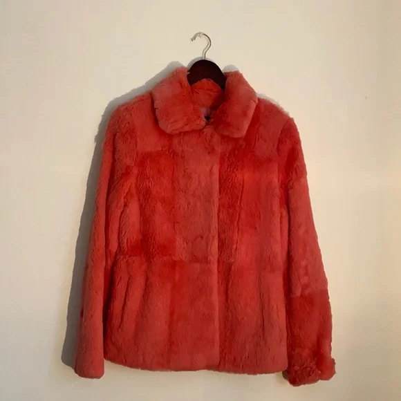 Pink Fur Coat - Picture 1 of 9